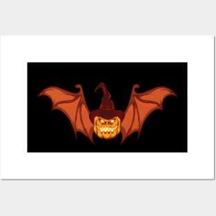 red bats scary gen Posters and Art